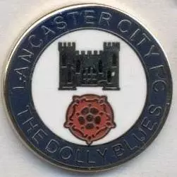 футбол.клуб Ланкастер Сіті (Англія)1 ЕМАЛЬ / Lancaster City,England football pin