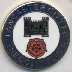 футбол.клуб Ланкастер Сіті (Англія)1 ЕМАЛЬ / Lancaster City,England football pin
