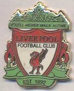 футбол.клуб Ліверпуль (Англія)2 ЕМАЛЬ / Liverpool FC, England football pin badge