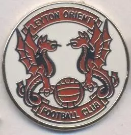 футбол.клуб Лейтон (Англія)2 ЕМАЛЬ / Leyton Orient FC,England football pin badge
