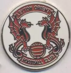 футбол.клуб Лейтон (Англія)2 ЕМАЛЬ / Leyton Orient FC,England football pin badge