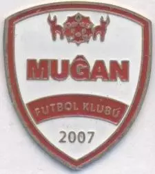 футбол.клуб Муган (Азербайджан) важмет /Mughan Salyan FС,Azerbaijan football pin