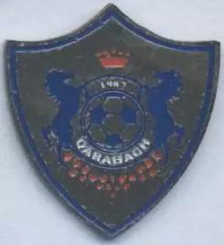 футбол.клуб Карабах Агдам (Азербайджан)2 важмет /Qarabag,Azerbaijan football pin