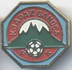 футбол.клуб Кяпяз Гянджа (Азерб.)1 важмет /Kapaz Ganja,Azerbaijan football badge