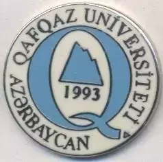 футбол.клуб Гафгаз У.Баку (Азербайджан) ЕМАЛЬ/Qafqaz UFC,Azerbaijan football pin