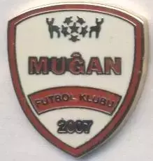футбол.клуб Муган (Азербайджан) ЕМАЛЬ / Mughan Salyan FС,Azerbaijan football pin
