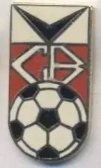 футбол.клуб Гянджларбірлії (Азерб. ЕМАЛЬ /Ganclarbirliyi,Azerbaijan football pin
