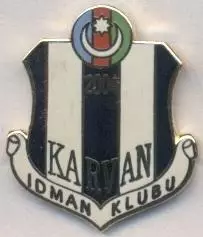 футбол.клуб Карван (Азербайджан)2 ЕМАЛЬ / Karvan Yevlakh,Azerbaijan football pin