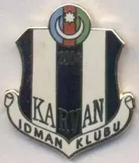футбол.клуб Карван (Азербайджан)2 ЕМАЛЬ / Karvan Yevlakh,Azerbaijan football pin