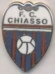 футбол.клуб К'яссо (Швейцарія)2 ЕМАЛЬ /FC Chiasso,Switzerland football pin badge