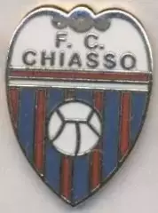 футбол.клуб К'яссо (Швейцарія)2 ЕМАЛЬ /FC Chiasso,Switzerland football pin badge