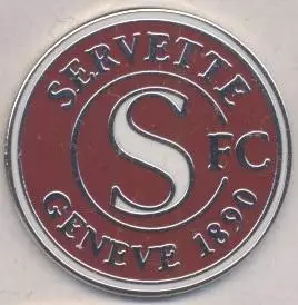 футбол.клуб Серветт (Швейцарія)1 ЕМАЛЬ /Servette Geneve,Switzerland football pin