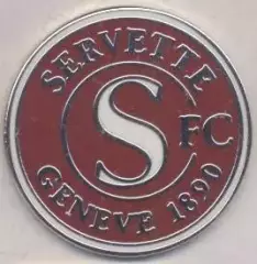 футбол.клуб Серветт (Швейцарія)1 ЕМАЛЬ /Servette Geneve,Switzerland football pin