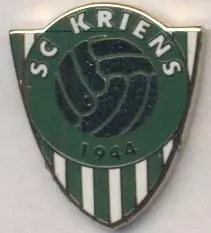 футбол.клуб Крінс (Швейцарія)2 ЕМАЛЬ / SC Kriens, Switzerland football pin badge