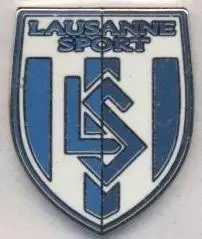 футбол.клуб Лозанна (Швейцарія)4 ЕМАЛЬ / Lausanne-Sport,Switzerland football pin