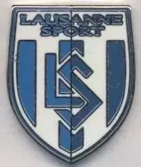 футбол.клуб Лозанна (Швейцарія)4 ЕМАЛЬ / Lausanne-Sport,Switzerland football pin