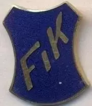футбольний клуб Фурулунд (Швеція) офіц. ЕМАЛЬ/Furulunds IK,Sweden football badge
