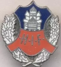 футбол.клуб Хельсінгборг (Швеція)1 ЕМАЛЬ / Helsingborgs IF,Sweden football badge