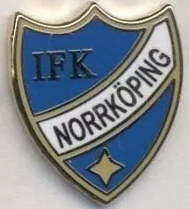 футбол.клуб Норчьопінг (Швеція) ЕМАЛЬ / IFK Norrkoping,Sweden football pin badge