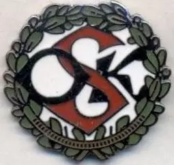 футбольний клуб Еребру (Швеція) ЕМАЛЬ/Orebro SK,Sweden football enamel pin badge