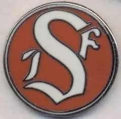 футбольний клуб Сандвікен (Швеція) ЕМАЛЬ/Sandvikens IF,Sweden football pin badge