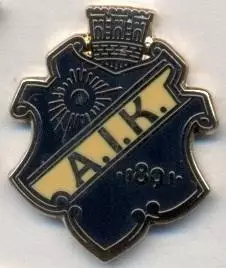 футбол.клуб АІК Стокгольм (Швеція) ЕМАЛЬ/AIK Stockholm,Sweden football pin badge