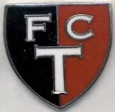 футбол.клуб Тролльхеттан (Швеція) ЕМАЛЬ/FC Trollhattan,Sweden football pin badge