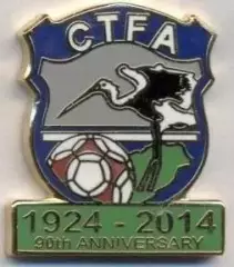 Тайвань,федерація футболу,ювілей90,№1 ЕМАЛЬ/Taiwan football federation pin badge