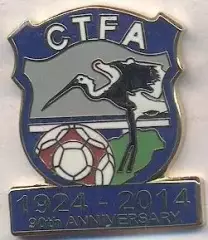 Тайвань,федерація футболу,ювілей90,№2 ЕМАЛЬ/Taiwan football federation pin badge