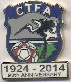 Тайвань,федерація футболу,ювілей90,№3 ЕМАЛЬ/Taiwan football federation pin badge