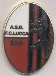 футбол.клуб Лукка (Італія) офіц. ЕМАЛЬ /FC Lucca,Italy football enamel pin badge