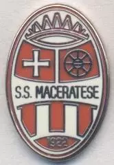 футбольний клуб Мачератезе (Італія) ЕМАЛЬ/SS Maceratese,Italy football pin badge