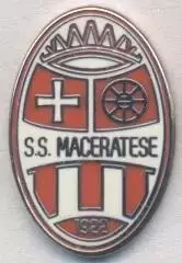 футбольний клуб Мачератезе (Італія) ЕМАЛЬ/SS Maceratese,Italy football pin badge