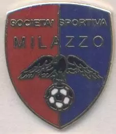 футбольний клуб Мілаццо (Італія) офіц. ЕМАЛЬ/SS Milazzo,Italy football pin badge