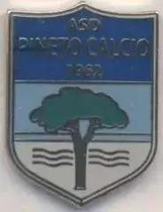 футбол.клуб Пінето (Італія)2 ЕМАЛЬ/Pineto Calcio,Italy football enamel pin badge