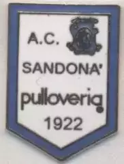футбол.клуб Сандона (Італія) офіц. ЕМАЛЬ / AC Sandona', Italy football pin badge