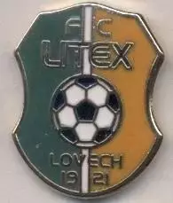 футбол.клуб Літекс Ловеч (Болгарія)2 ЕМАЛЬ /FC Litex,Bulgaria football pin badge