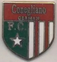 футбол.клуб Конеліано (Болгарія) ЕМАЛЬ / Conegliano German,Bulgaria football pin