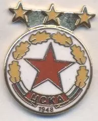 футбол.клуб ЦСКА Софія (Болгарія) ЕМАЛЬ / CSKA Sofia,Bulgaria football pin badge
