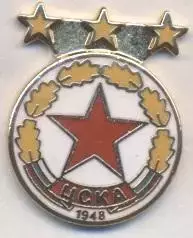 футбол.клуб ЦСКА Софія (Болгарія) ЕМАЛЬ / CSKA Sofia,Bulgaria football pin badge