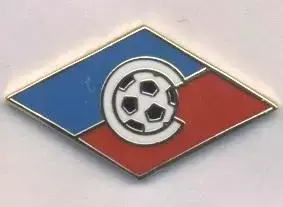 футбол.клуб Септемврі Софія (Болгарія)2 ЕМАЛЬ/Septemvri Sf,Bulgaria football pin