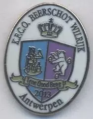 футбол.клуб Беерсхот-ВА.(Бельгія)1 ЕМАЛЬ /Beerschot-Wilrijk,Belgium football pin