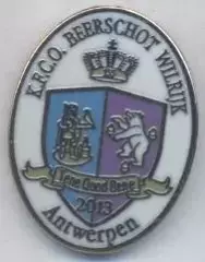 футбол.клуб Беерсхот-ВА.(Бельгія)1 ЕМАЛЬ /Beerschot-Wilrijk,Belgium football pin