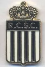 футбол.клуб Спорт.Шарлеруа (Бельгія)2 ЕМАЛЬ /RCSC Charleroi,Belgium football pin