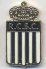 футбол.клуб Спорт.Шарлеруа (Бельгія)2 ЕМАЛЬ /RCSC Charleroi,Belgium football pin