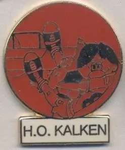футбольний клуб Калкен (Бельгія), ЕМАЛЬ / HO Kalken, Belgium football pin badge