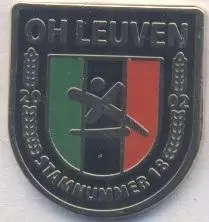 футбол.клуб Ауд-Хеверле (Бельгія3 ЕМАЛЬ/Oud-Heverlee Leuven,Belgium football pin
