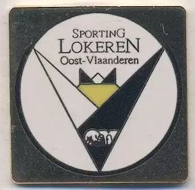 футбол.клуб Локерен (Бельгія)2 ЕМАЛЬ / KSC Lokeren OV,Belgium football pin badge