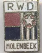 футбол.клуб Моленбек (Бельгія) офіц. ЕМАЛЬ /RWD Molenbeek,Belgium football badge