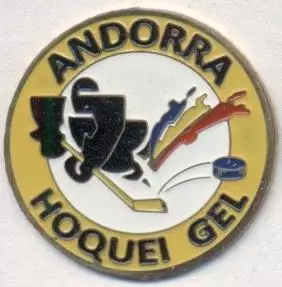 Андорра, федерація хокею, важмет / Andorra ice hockey assn. federation pin badge